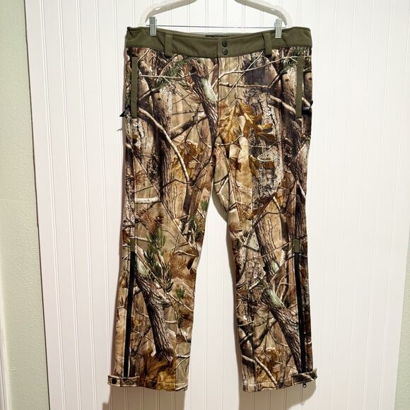 Realtree Other - Team Real Tree Wind Stopper Camo Pants Fleece Mens XL